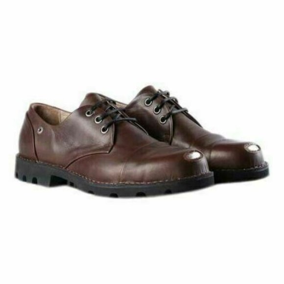 NIB Diesel Men Brown Steel LowHardkor Round SteelCap Toe Shoe Y01355-p1028-t2165 main image 4